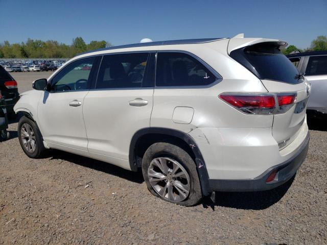 5TDJKRFH7FS126054 - 2015 TOYOTA HIGHLANDER XLE 白色 照片 2