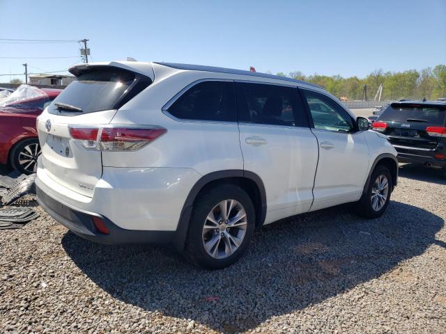 5TDJKRFH7FS126054 - 2015 TOYOTA HIGHLANDER XLE 白色 照片 3