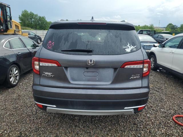 5FNYF6H06KB095922 - 2019 HONDA PILOT ELITE GRAY photo 6