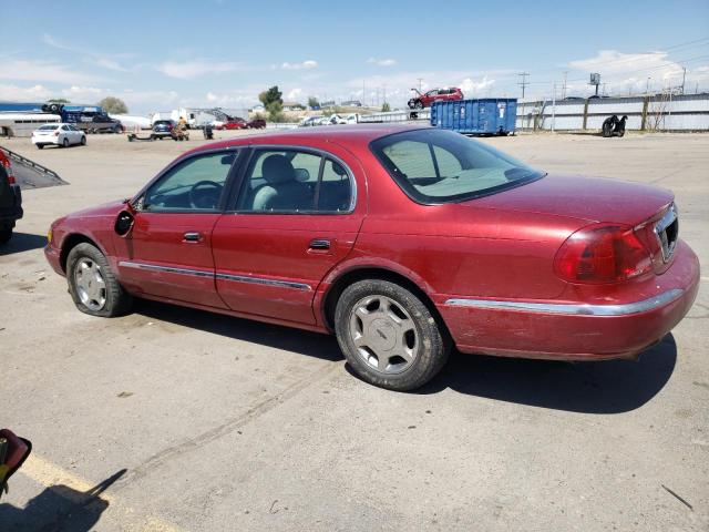 1LNHM97V5XY630181 - 1999 LINCOLN CONTINENTA RED photo 2