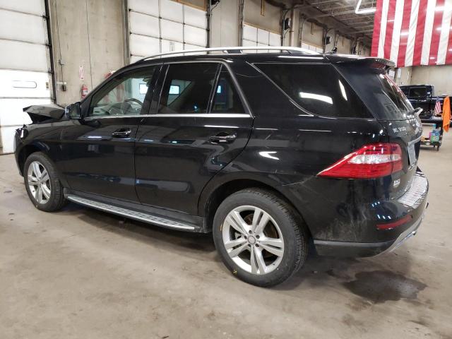 4JGDA5HB3FA536229 - 2015 MERCEDES-BENZ ML 350 4MATIC BLACK photo 2