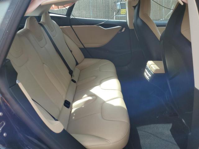5YJSA1H12EFP36553 - 2014 TESLA MODEL S BLUE photo 10