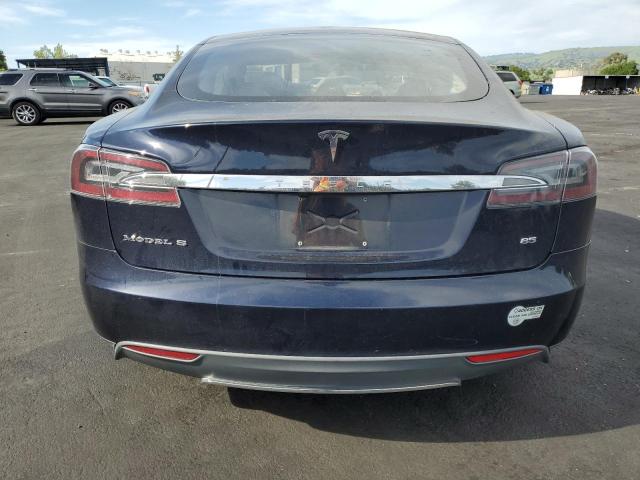 5YJSA1H12EFP36553 - 2014 TESLA MODEL S BLUE photo 6
