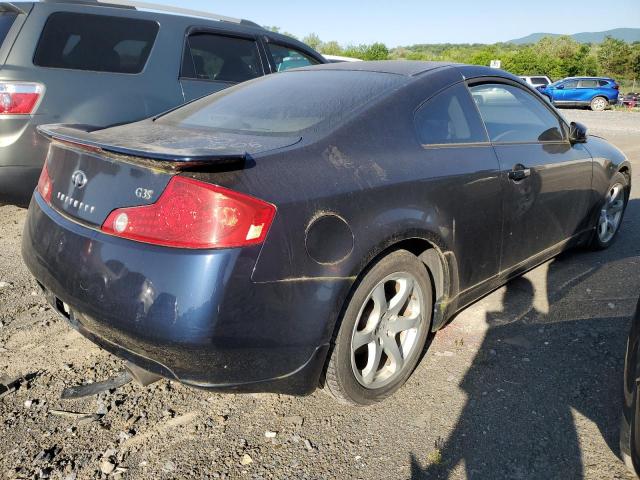 JNKCV54E44M815221 - 2004 INFINITI G35 BLUE photo 3