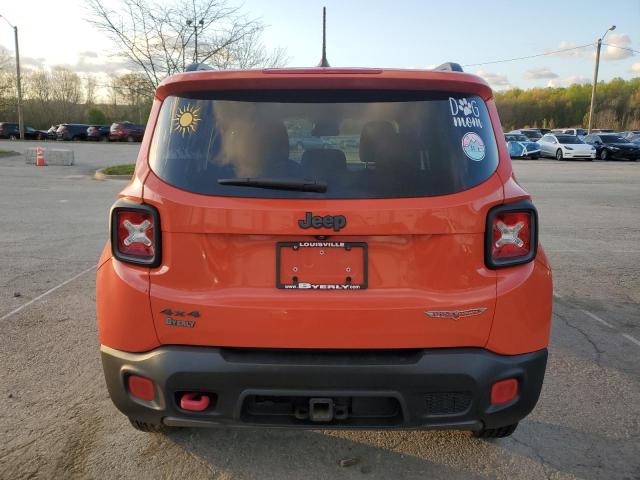ZACCJBCT9GPC70330 - 2016 JEEP RENEGADE TRAILHAWK ORANGE photo 6