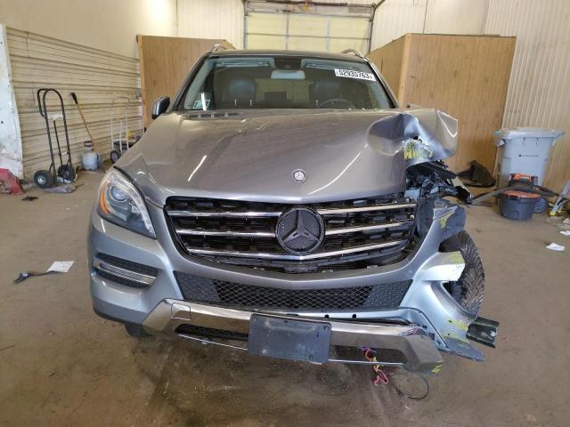 4JGDA5HB4EA306391 - 2014 MERCEDES-BENZ ML 350 4MATIC SILVER photo 5