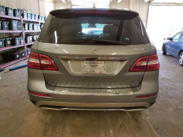 4JGDA5HB4EA306391 - 2014 MERCEDES-BENZ ML 350 4MATIC SILVER photo 6