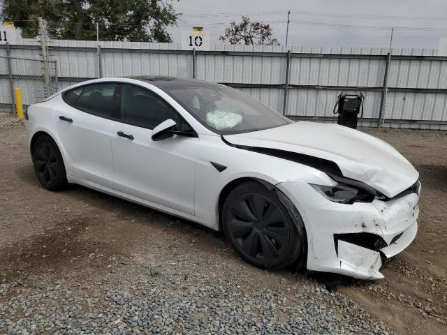 5YJSA1E57PF528386 - 2023 TESLA MODEL S თეთრი ფოტო 4