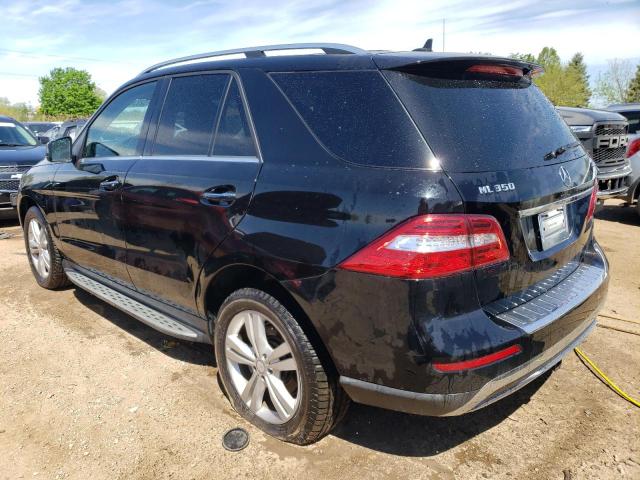 4JGDA5HB9FA491894 - 2015 MERCEDES-BENZ ML 350 4MATIC BLACK photo 2