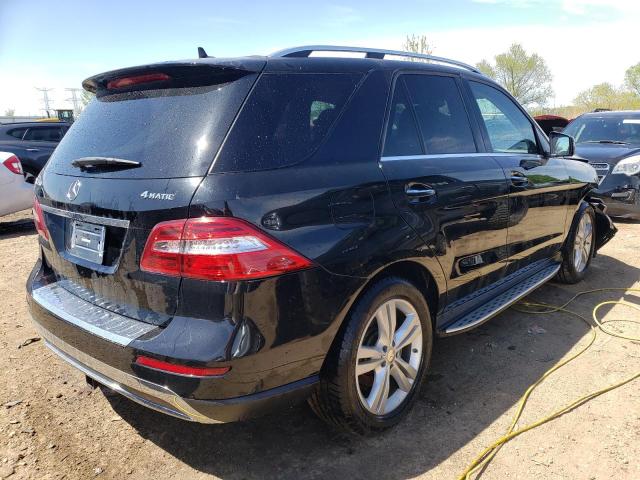 4JGDA5HB9FA491894 - 2015 MERCEDES-BENZ ML 350 4MATIC BLACK photo 3
