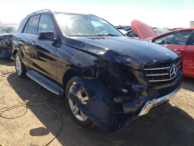 4JGDA5HB9FA491894 - 2015 MERCEDES-BENZ ML 350 4MATIC BLACK photo 4