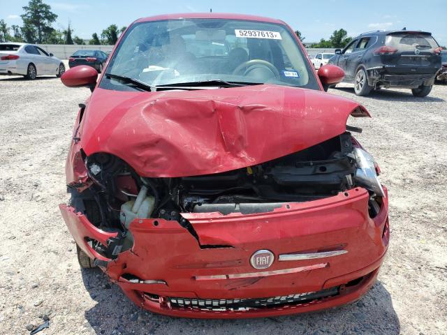 3C3CFFAR0DT513886 - 2013 FIAT 500 POP RED photo 5