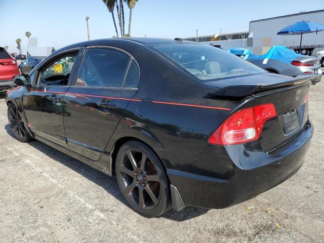 2HGFA15918H507647 - 2008 HONDA CIVIC EXL შავი ფოტო 2