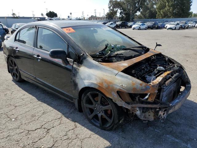 2HGFA15918H507647 - 2008 HONDA CIVIC EXL შავი ფოტო 4