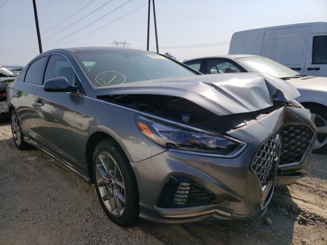 5NPE34AB7KH729283 - 2019 HYUNDAI SONATA LIMITED TURBO SILVER photo 1