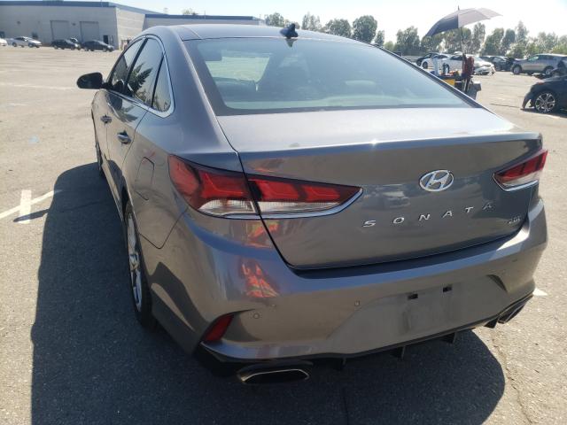 5NPE34AB7KH729283 - 2019 HYUNDAI SONATA LIMITED TURBO SILVER photo 3