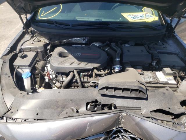 5NPE34AB7KH729283 - 2019 HYUNDAI SONATA LIMITED TURBO SILVER photo 7