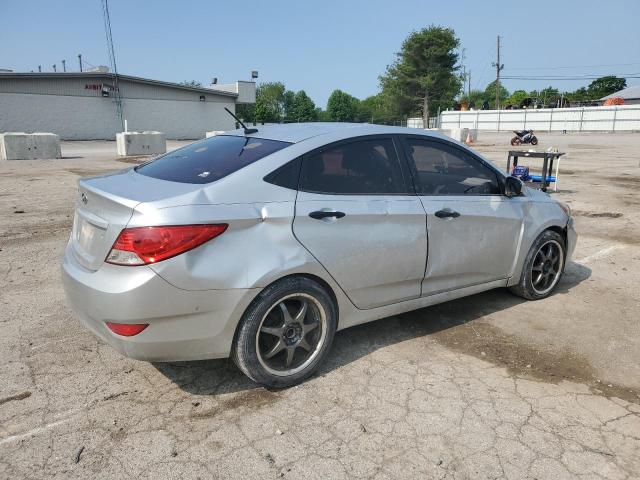 KMHCT4AE5CU073976 - 2012 HYUNDAI ACCENT GLS SILVER photo 3