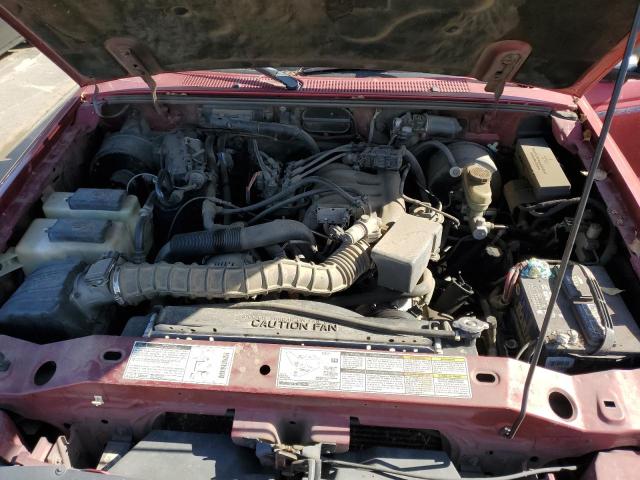 1FTYR14U7WPA03201 - 1998 FORD RANGER SUPER CAB MAROON photo 11