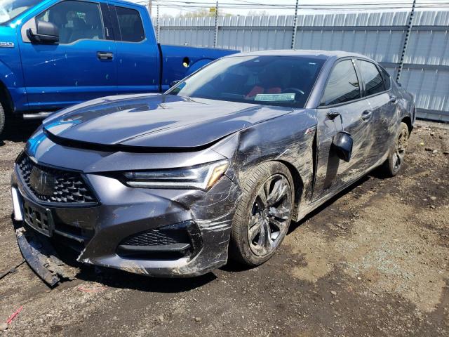 19UUB5F51PA001286 - 2023 ACURA TLX TECH A GRAY photo 1
