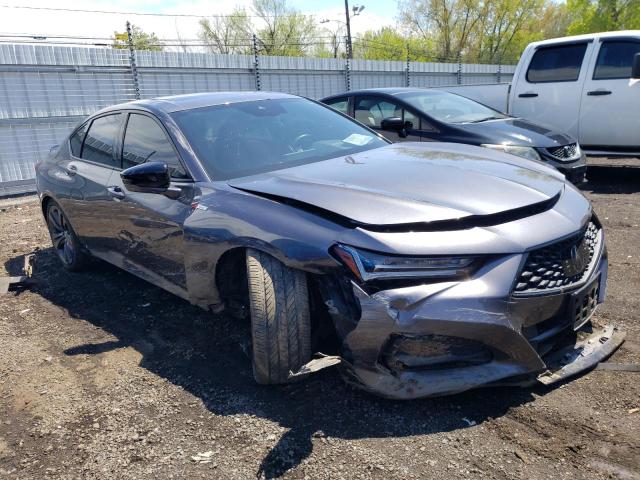 19UUB5F51PA001286 - 2023 ACURA TLX TECH A GRAY photo 4