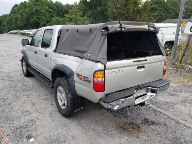5TEHN72N02Z104061 - 2002 TOYOTA TACOMA DOUBLE CAB 米色 照片 3