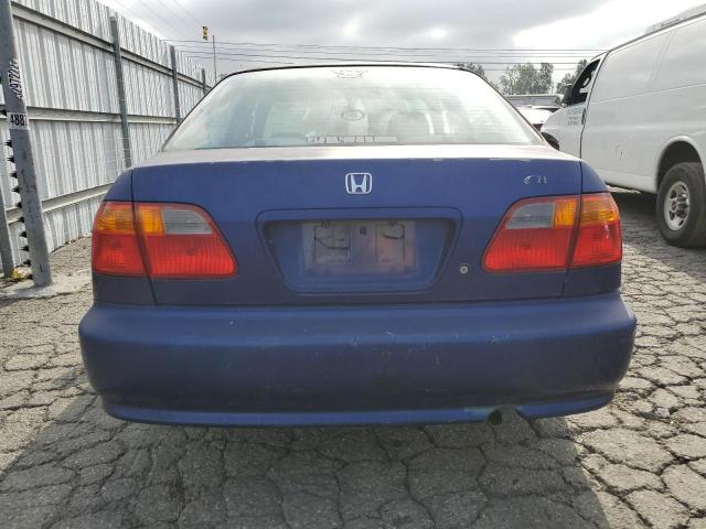2HGEJ6614YH532057 - 2000 HONDA CIVIC BASE BLUE photo 6