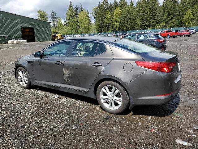 5XXGN4A70DG112188 - 2013 KIA OPTIMA EX GRAY photo 2