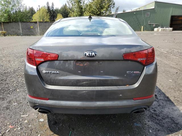 5XXGN4A70DG112188 - 2013 KIA OPTIMA EX GRAY photo 6