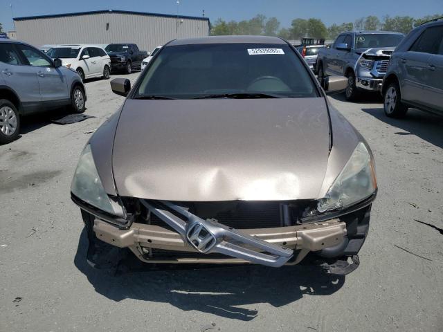 1HGCM56495A043876 - 2005 HONDA ACCORD LX ოქროსფერი ფოტო 5