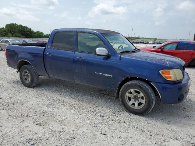 5TBET34126S502184 - 2006 TOYOTA TUNDRA DOUBLE CAB SR5 BLUE photo 4