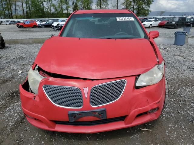 5Y2SL63825Z475172 - 2005 PONTIAC VIBE RED photo 5