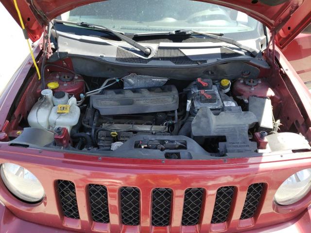 1C4NJRFB4GD616349 - 2016 JEEP PATRIOT LATITUDE MAROON photo 12