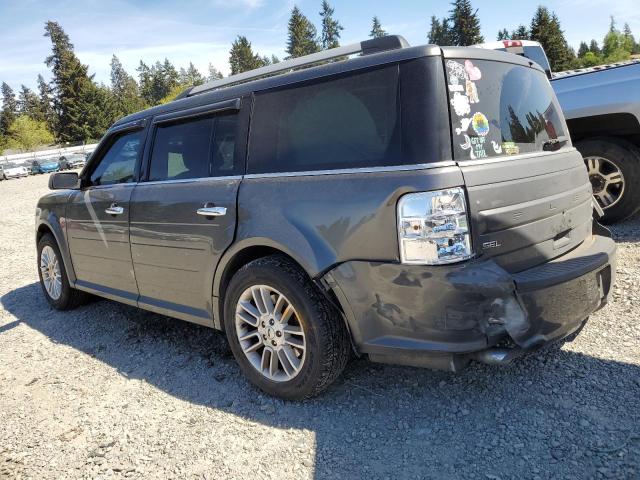 2FMHK6C81JBA04250 - 2018 FORD FLEX SEL GRAY photo 2