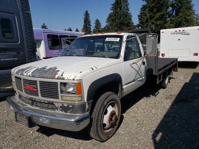 1GDKC34N6NJ515332 - 1992 GMC SIERRA C3500 HEAVY DUTY WHITE photo 1