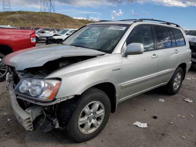 JTEHF21A730126036 - 2003 TOYOTA HIGHLANDER LIMITED SILVER photo 1