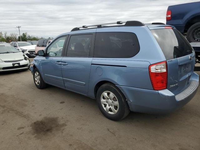 KNDMB233886198557 - 2008 KIA SEDONA EX BLUE photo 2