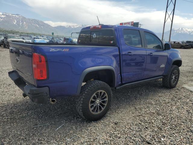 1GCGTEEN2H1274412 - 2017 CHEVROLET COLORADO ZR2 BLUE photo 3