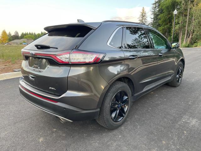 2FMPK3J81GBB95299 - 2016 FORD EDGE SEL GRAY photo 4