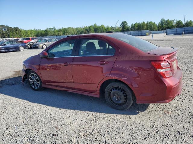 1G1JD5SH7J4100186 - 2018 CHEVROLET SONIC LT ბურგუნდია ფოტო 2