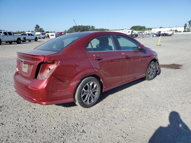 1G1JD5SH7J4100186 - 2018 CHEVROLET SONIC LT ბურგუნდია ფოტო 3