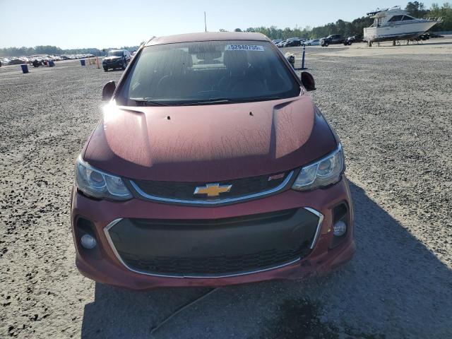 1G1JD5SH7J4100186 - 2018 CHEVROLET SONIC LT ბურგუნდია ფოტო 5