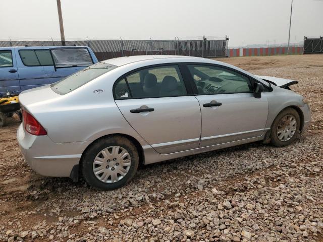 1HGFA16226L138735 - 2006 HONDA CIVIC DX SILVER photo 3