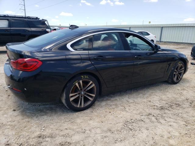 WBA4J3C54JBG94902 - 2018 BMW 430XI GRAN COUPE BLACK photo 3