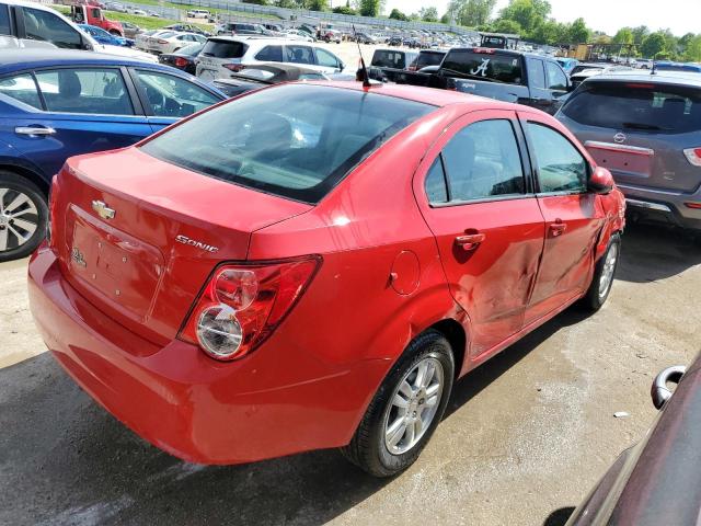 1G1JA5SH5C4180583 - 2012 CHEVROLET SONIC LS RED photo 3