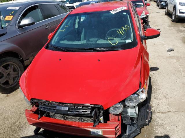 1G1JA5SH5C4180583 - 2012 CHEVROLET SONIC LS Qırmızı foto 5