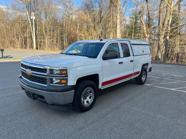 1GCVKPEH9EZ257846 - 2014 CHEVROLET SILVERADO K1500 WHITE photo 2