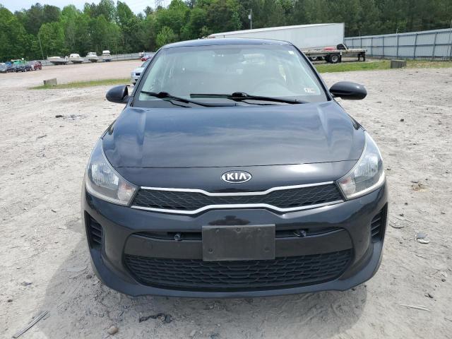 3KPA24AB7KE201457 - 2019 KIA RIO S BLACK photo 5