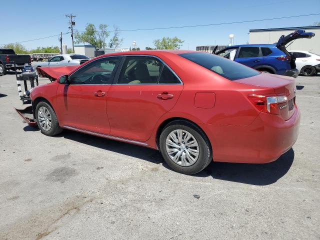 4T4BF1FK5ER419503 - 2014 TOYOTA CAMRY L RED photo 2