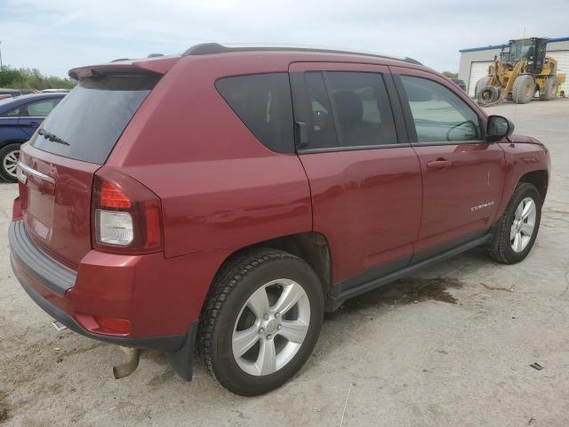 1C4NJCBB0ED865621 - 2014 JEEP COMPASS SPORT RED photo 3